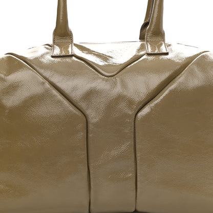 Saint Laurent Textured Patent Medium Easy Sac Taupe 8 of 9