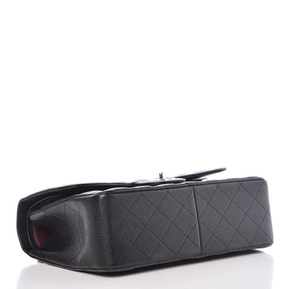 Chanel Caviar Quilted Jumbo Double Flap Black 5 of 11