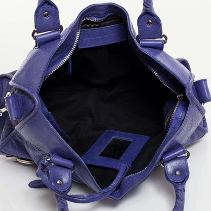 Balenciaga Agneau Giant 21 Silver Hardware City Bleu Lavande 9 of 9