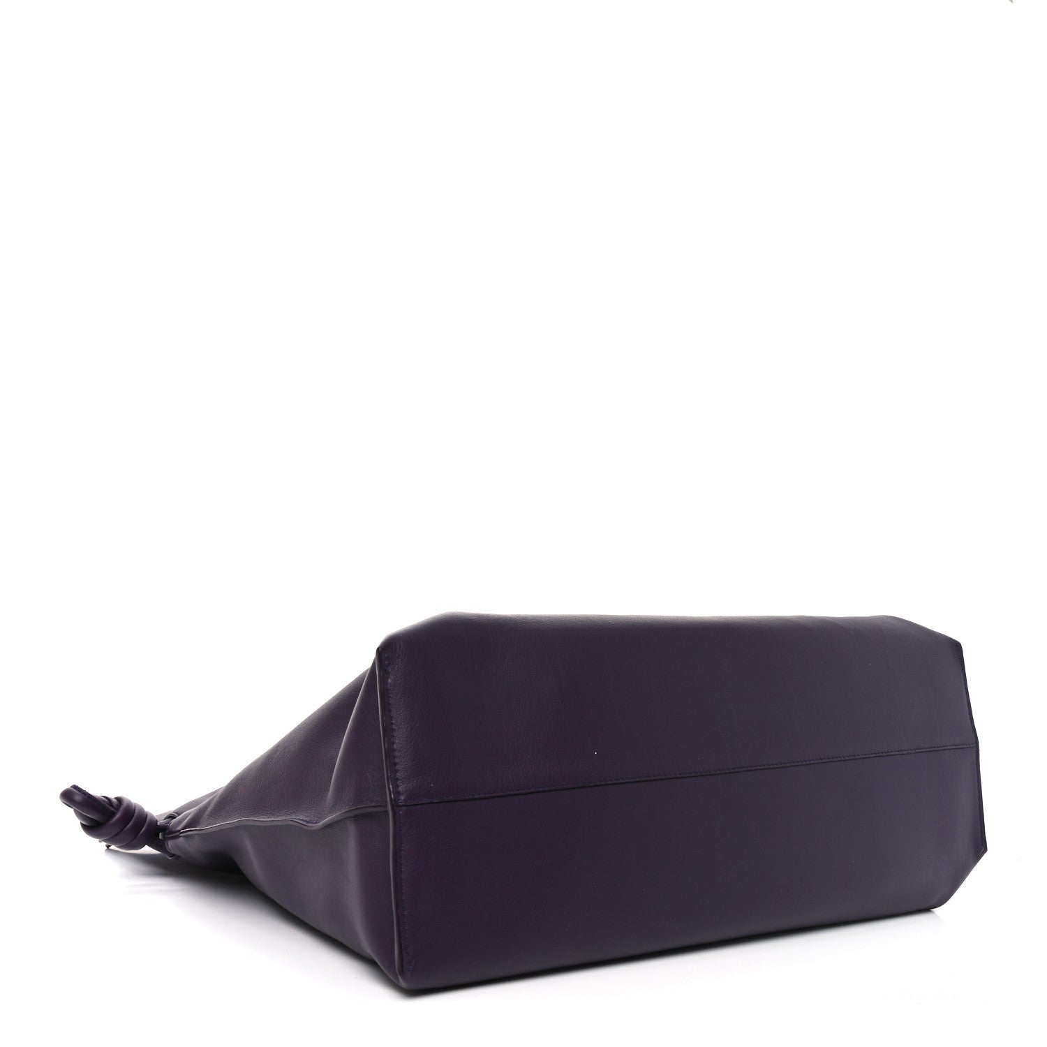 Loewe Calfskin Flamenco Knot XL Shoulder Bag Deep Aubergine 4 of 9