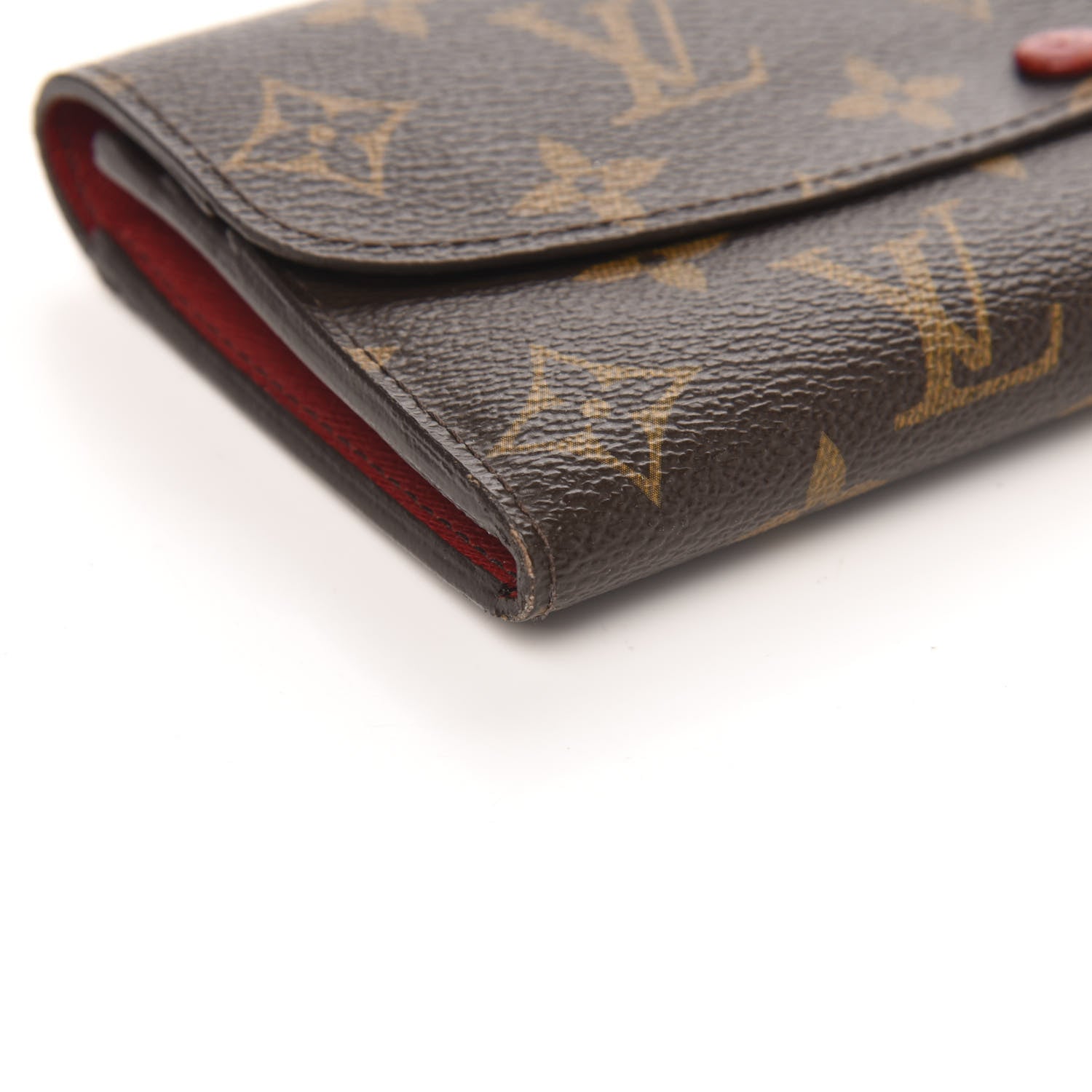 Louis Vuitton Monogram Emilie Wallet Red 11 of 12