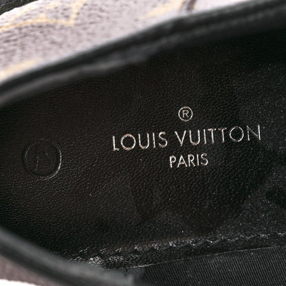 Louis Vuitton X LOL Monogram Calfskin Beaubourg Platform Derby Shoes 39 Gold Silver 7 of 14