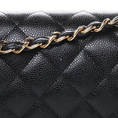 Chanel Caviar Quilted Maxi Double Flap Black 13 of 15