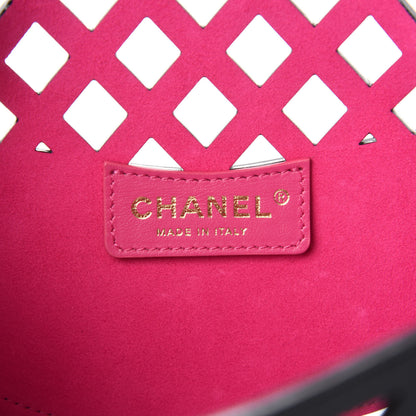 Chanel Lambskin Small Sea Through Flap Black 10 of 14