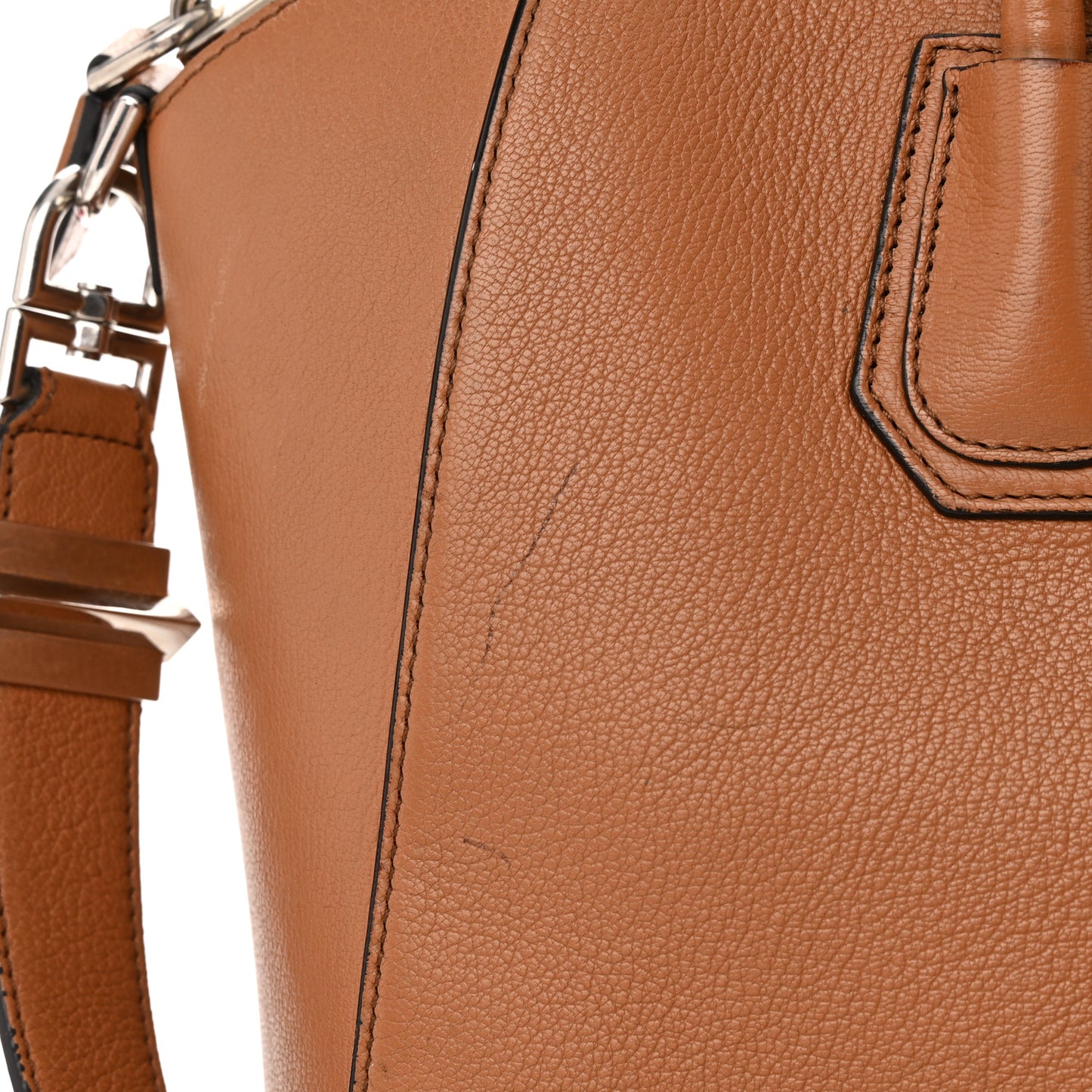 Sugar Goatskin Medium Antigona Cognac