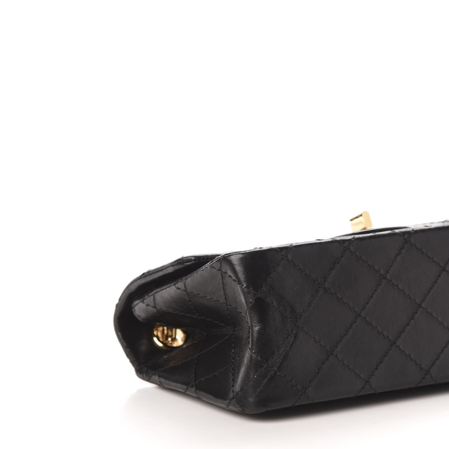 Chanel Aged Calfskin Quilted 2.55 Reissue Mini Flap Black 8 of 11