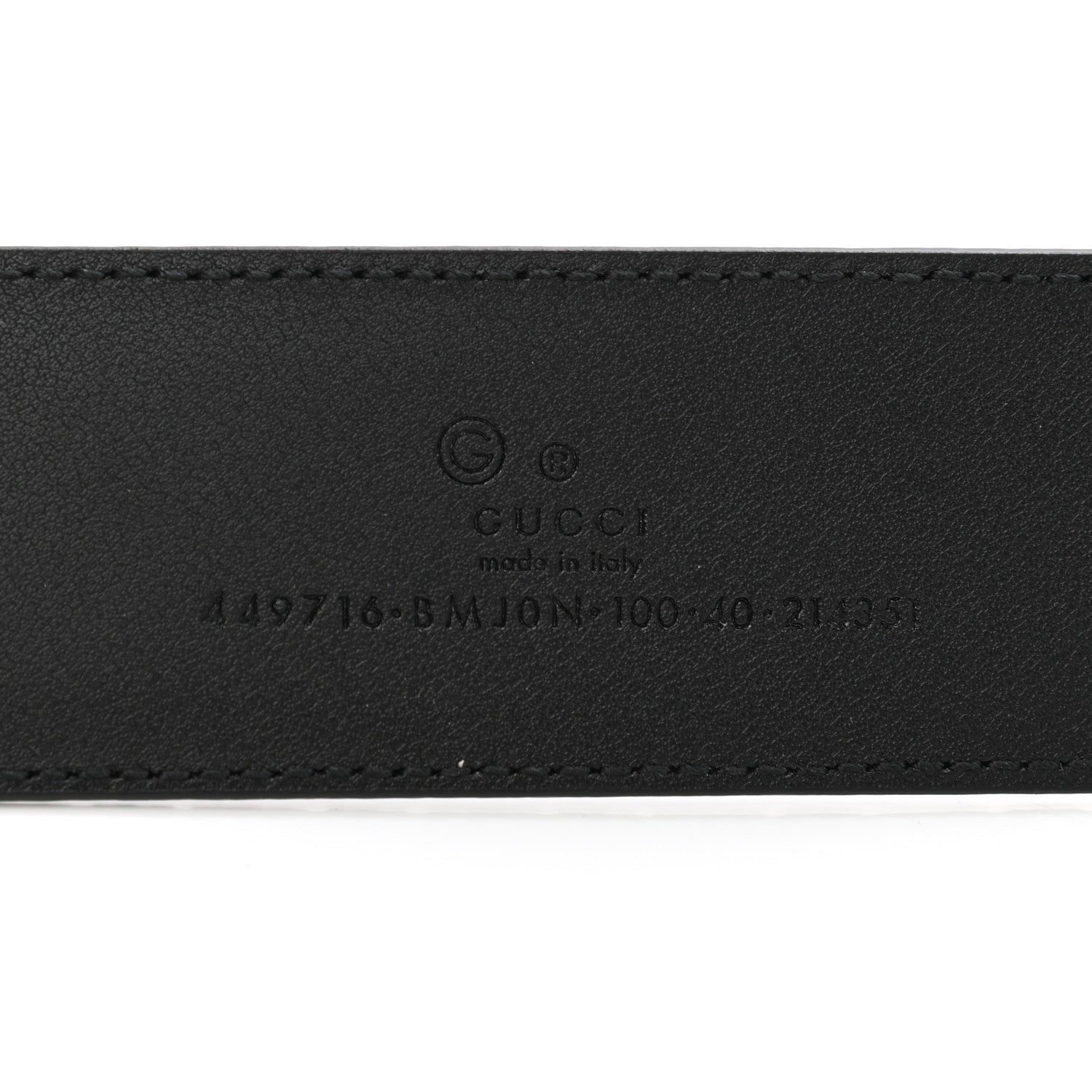 Gucci Soft Microguccissima 40mm Belt 100 40 Black 5 of 6