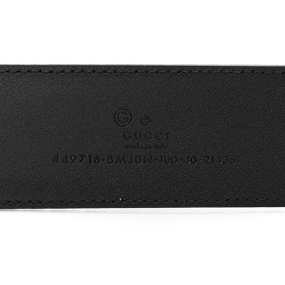 Gucci Soft Microguccissima 40mm Belt 100 40 Black 5 of 6