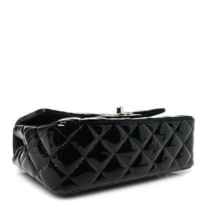 Chanel Patent Calfskin Quilted Mini Rectangular Flap Black 4 of 10