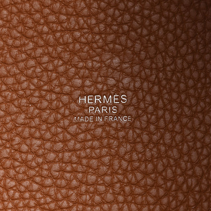 Hermes Taurillon Clemence Swift Eclat Picotin Lock 18 PM Gold Nata 6 of 10