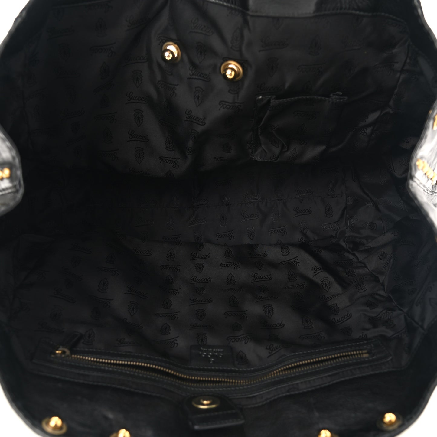Calfskin Suede Fringe Large Babouska Tote Black