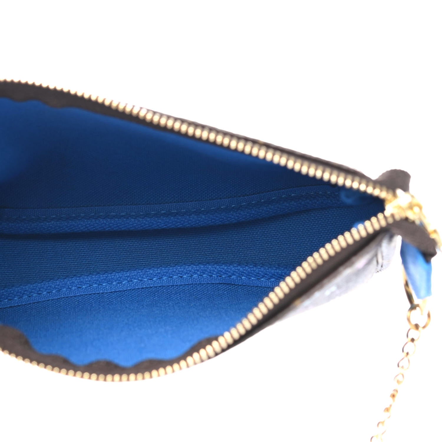 Louis Vuitton Monogram 2019 Christmas Animation Mini Venice Pochette Accessories Blue 4 of 4