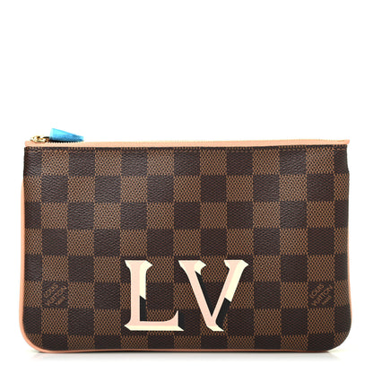 Louis Vuitton Damier Ebene Double Zip Pochette 1 of 4