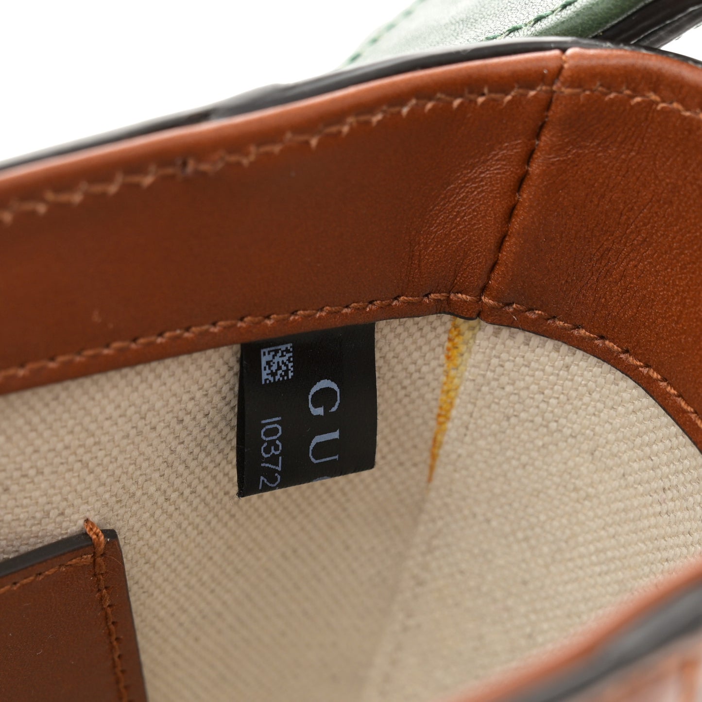 Calfskin Small Logo Shoulder Bag Brown