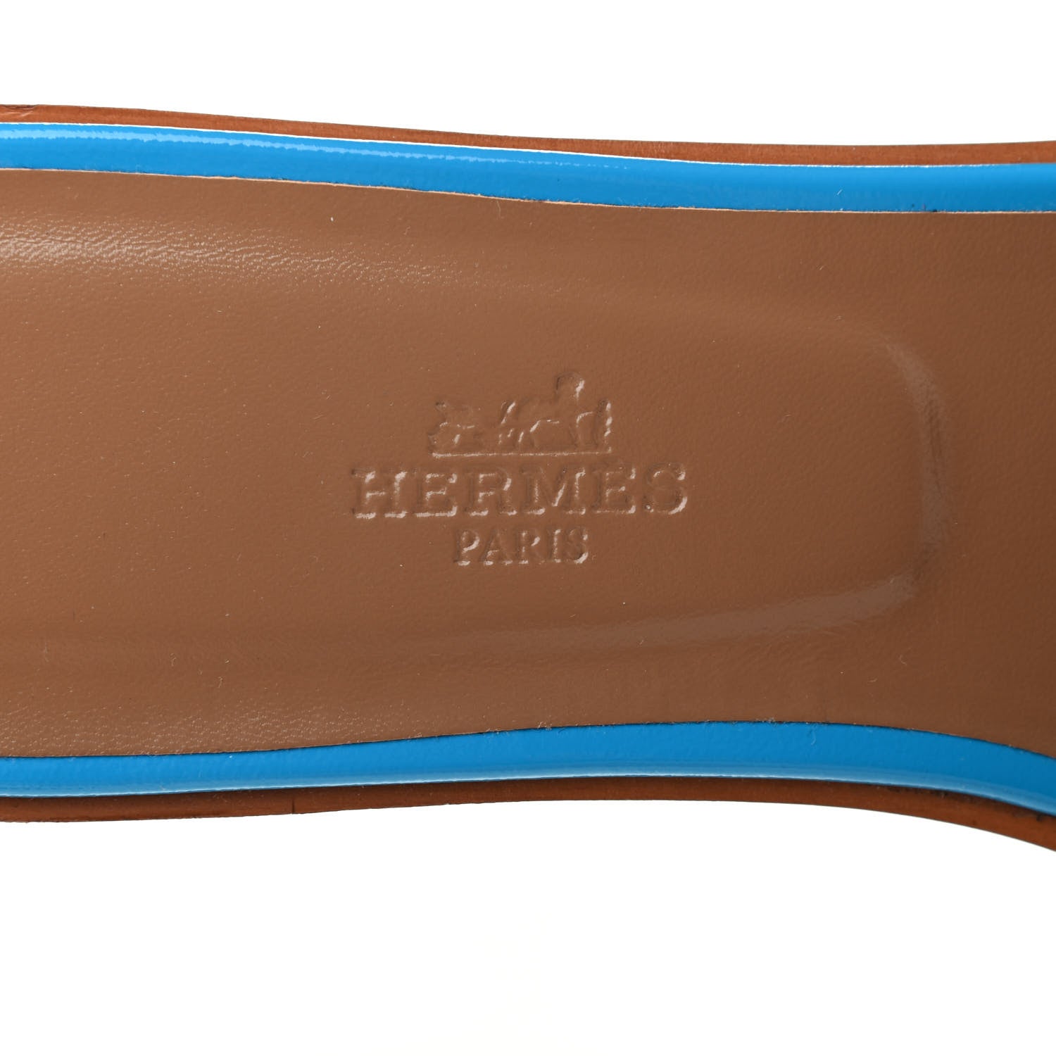 Hermes Patent Oran Sandals 40.5 6 of 8