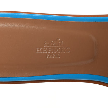 Hermes Patent Oran Sandals 40.5 6 of 8
