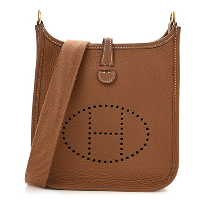 Hermes Taurillon Clemence Evelyne TPM Gold 1 of 11