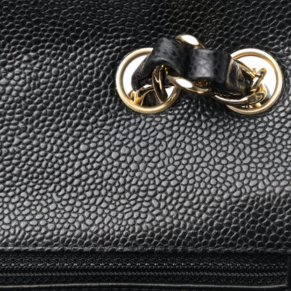 Chanel Caviar Quilted Jumbo Single Flap Black 16 of 16