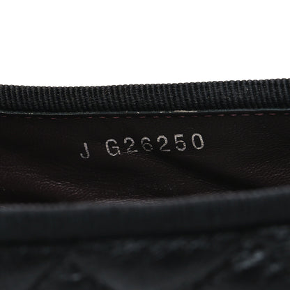 Chanel Aged Calfskin Quilted Cap Toe Ballerina Flats 35.5 Black 6 of 9