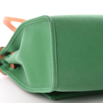 Hermes Vache Hunter Toile Herbag Zip 31 PM Cactus Natural 12 of 18