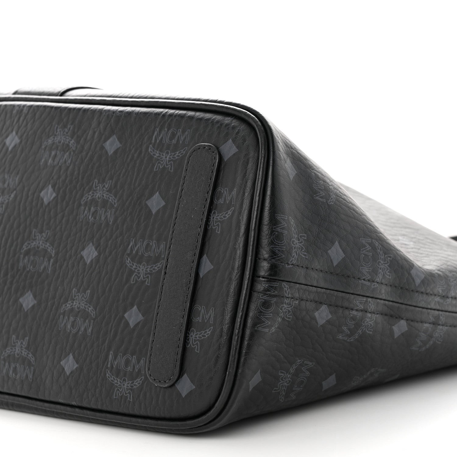 MCM Visetos Medium Liz Reversible Shopper Tote Black 15 of 17