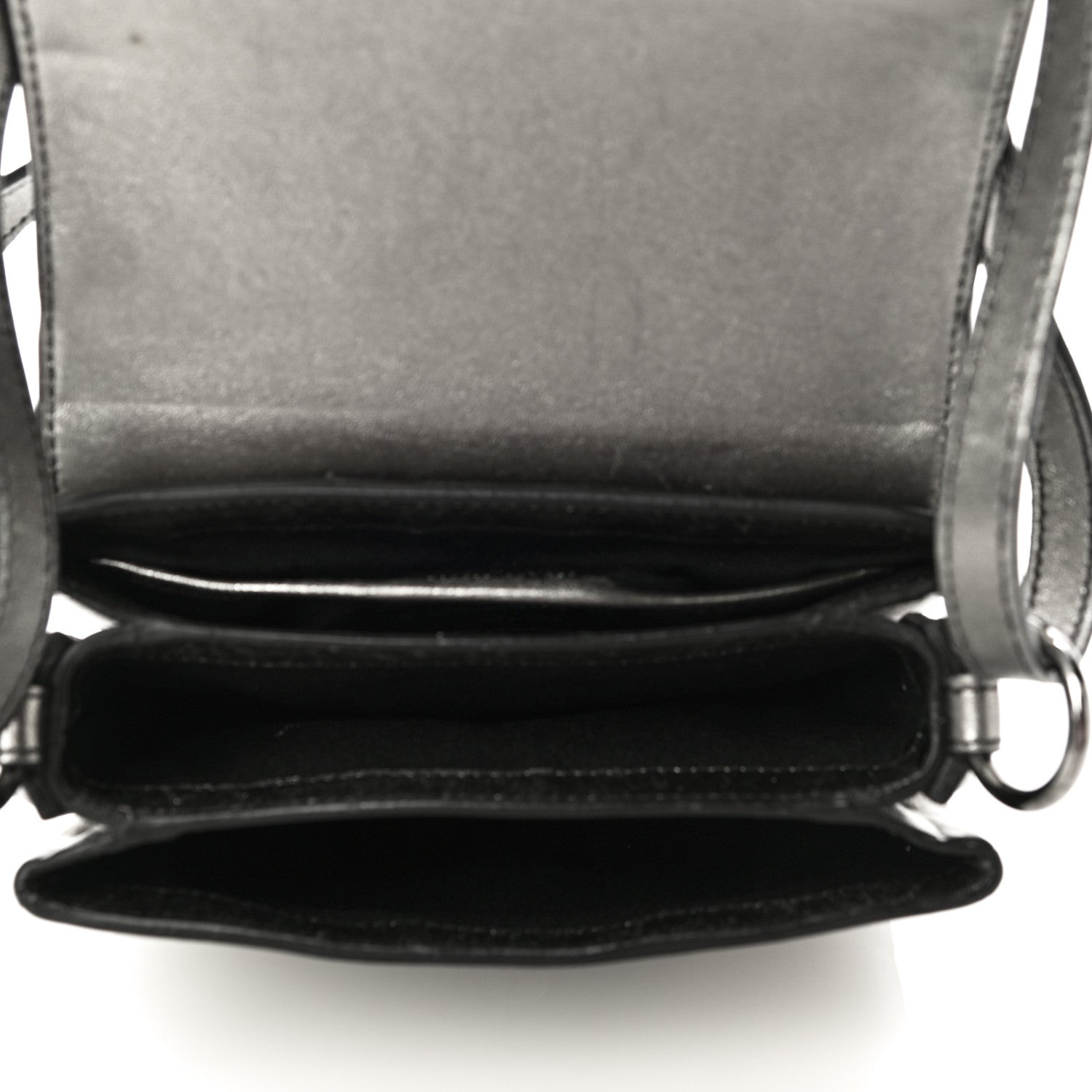 Alexander McQueen Metallic Small Twin Skull Chain Crossbody Antique Silver 5 of 18