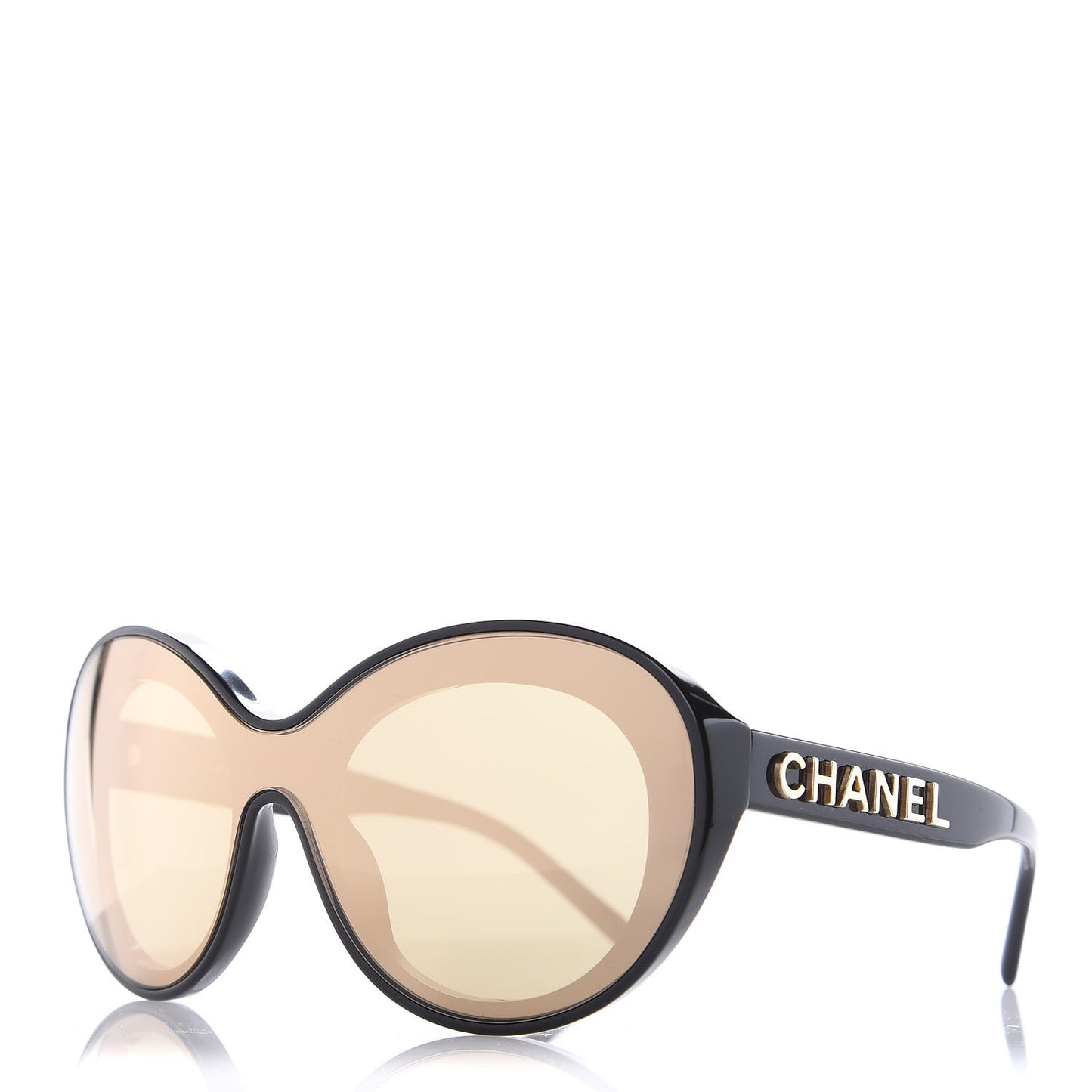 Shield Sunglasses S6222 Black Gold