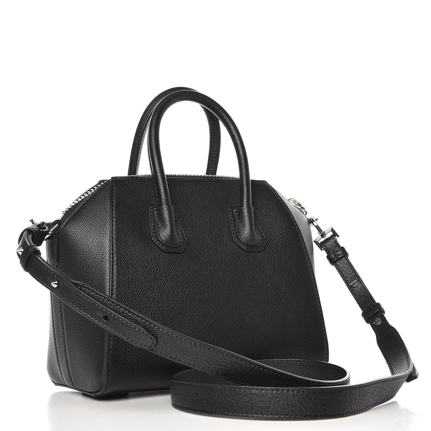 Sugar Goatskin Mini Antigona Black