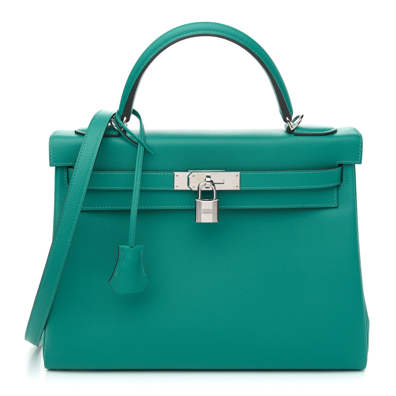Hermes Evercolor Verso Kelly Retourne 32 Vert Verone Bleu Du Nord 1 of 11