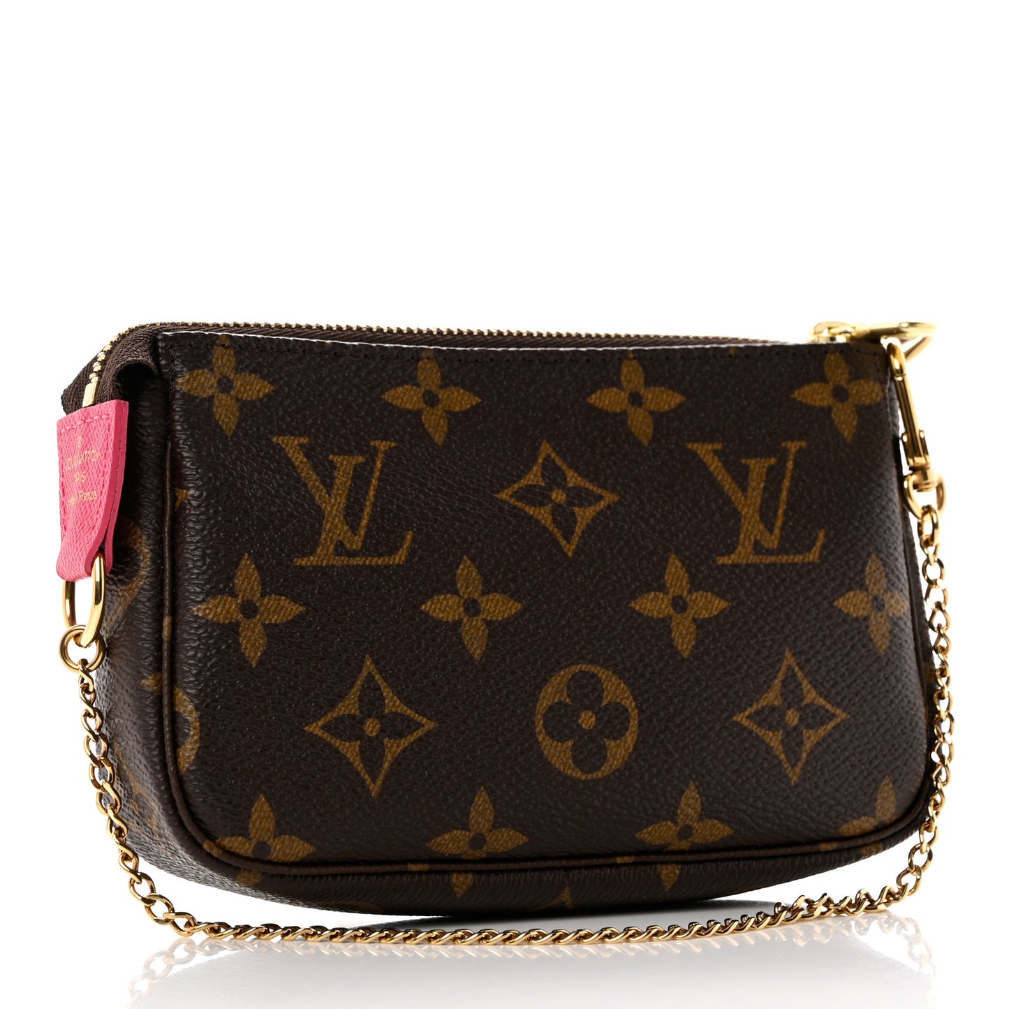 Monogram 2019 Christmas Animation Mini Courchevel Pochette Accessories Fuchsia