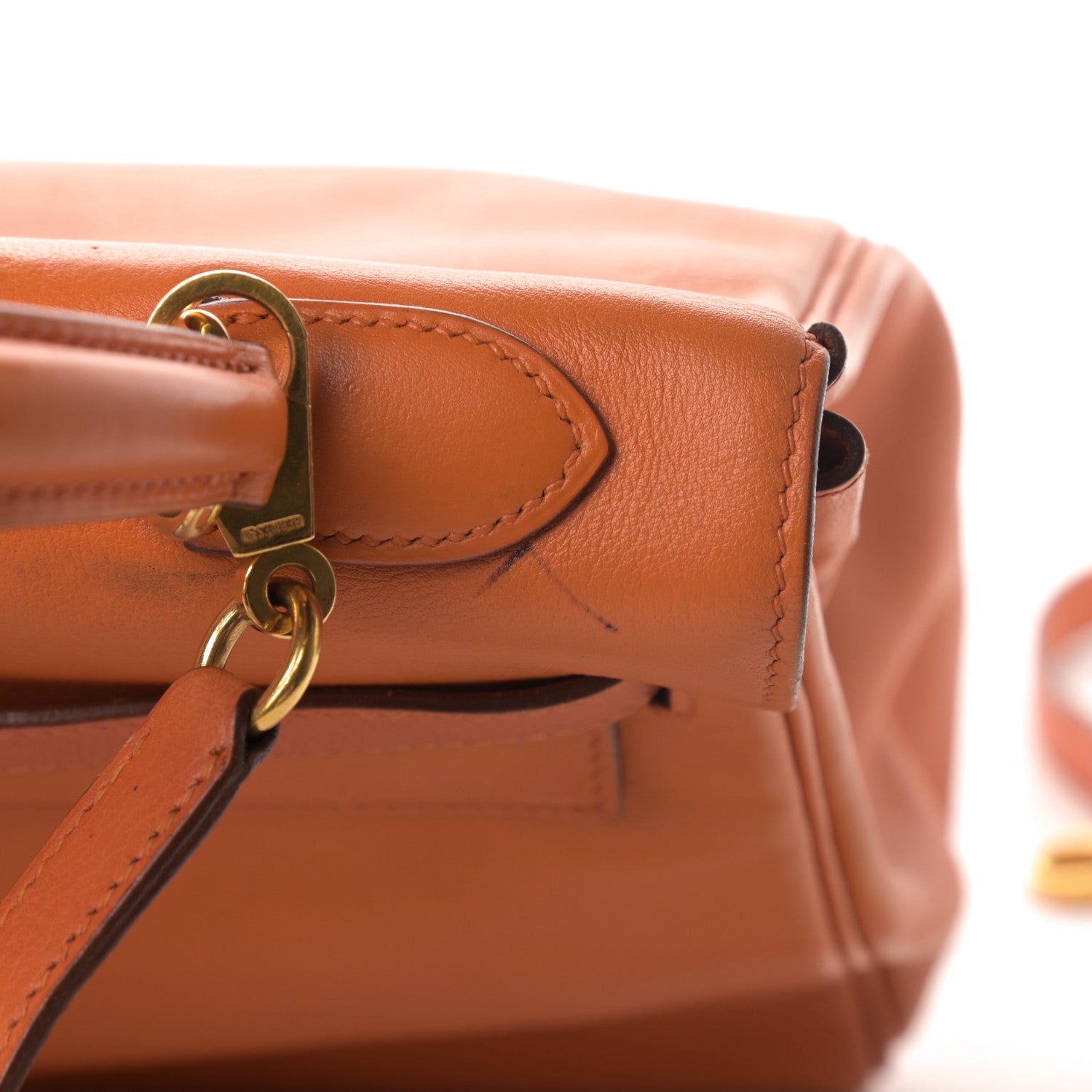 Hermes Gulliver Kelly Retourne 32 Orange 13 of 23