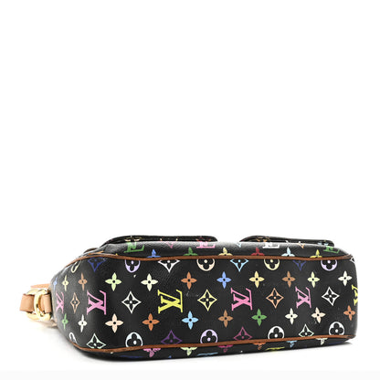 Louis Vuitton Monogram Multicolor Lodge GM Black 4 of 12
