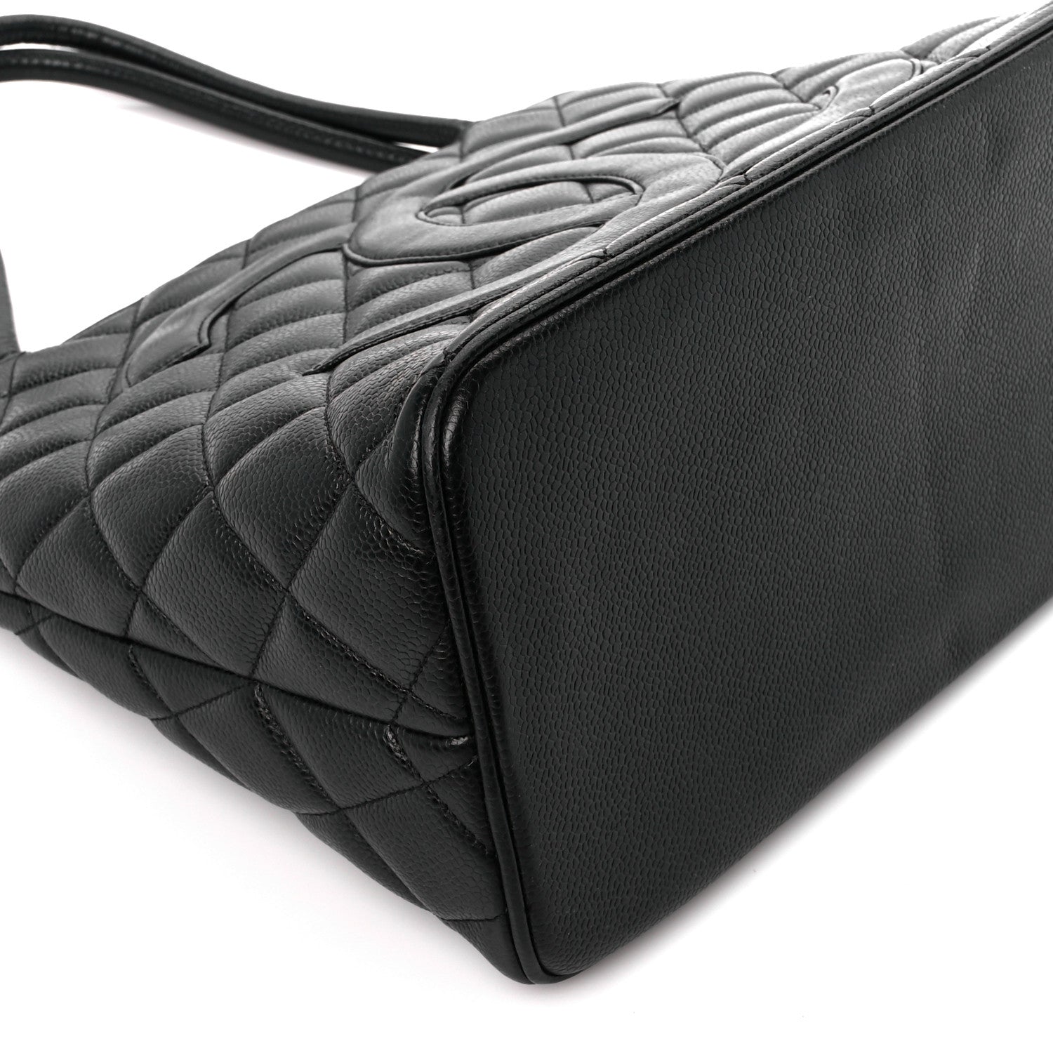 Chanel Caviar Quilted Medallion Tote Black 9 of 10