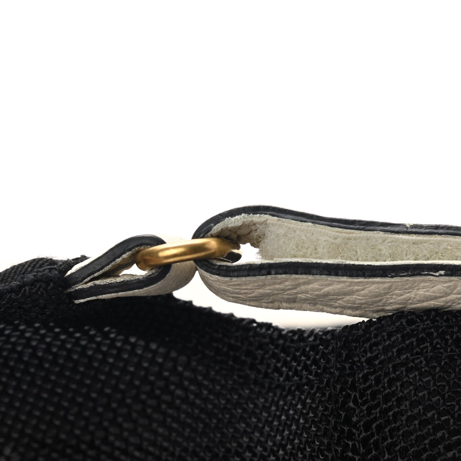 Gucci Grained Calfskin Logo Baseball Hat L White 10 of 10