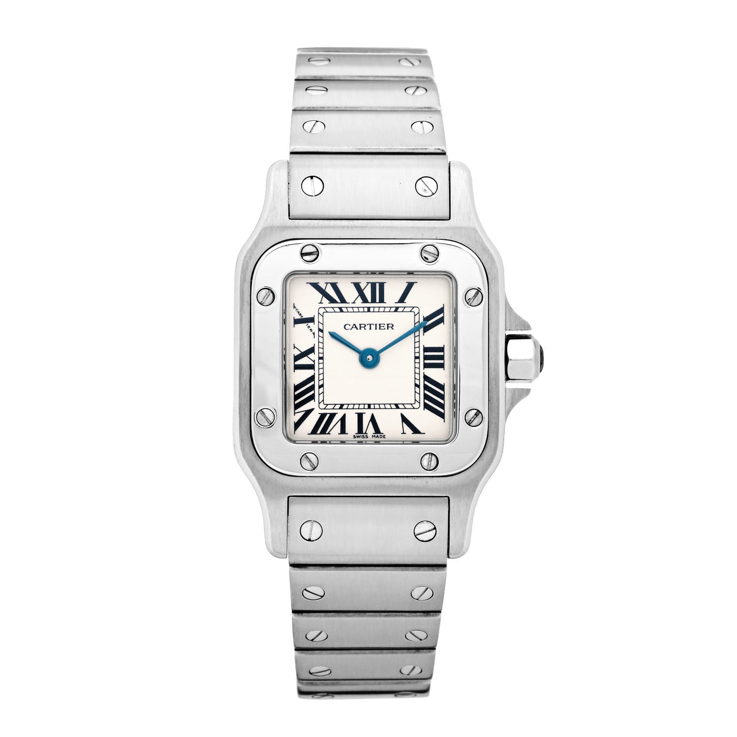 Cartier Stainless Steel 24mm Santos de Cartier Galbee Quartz Watch 1 of 4