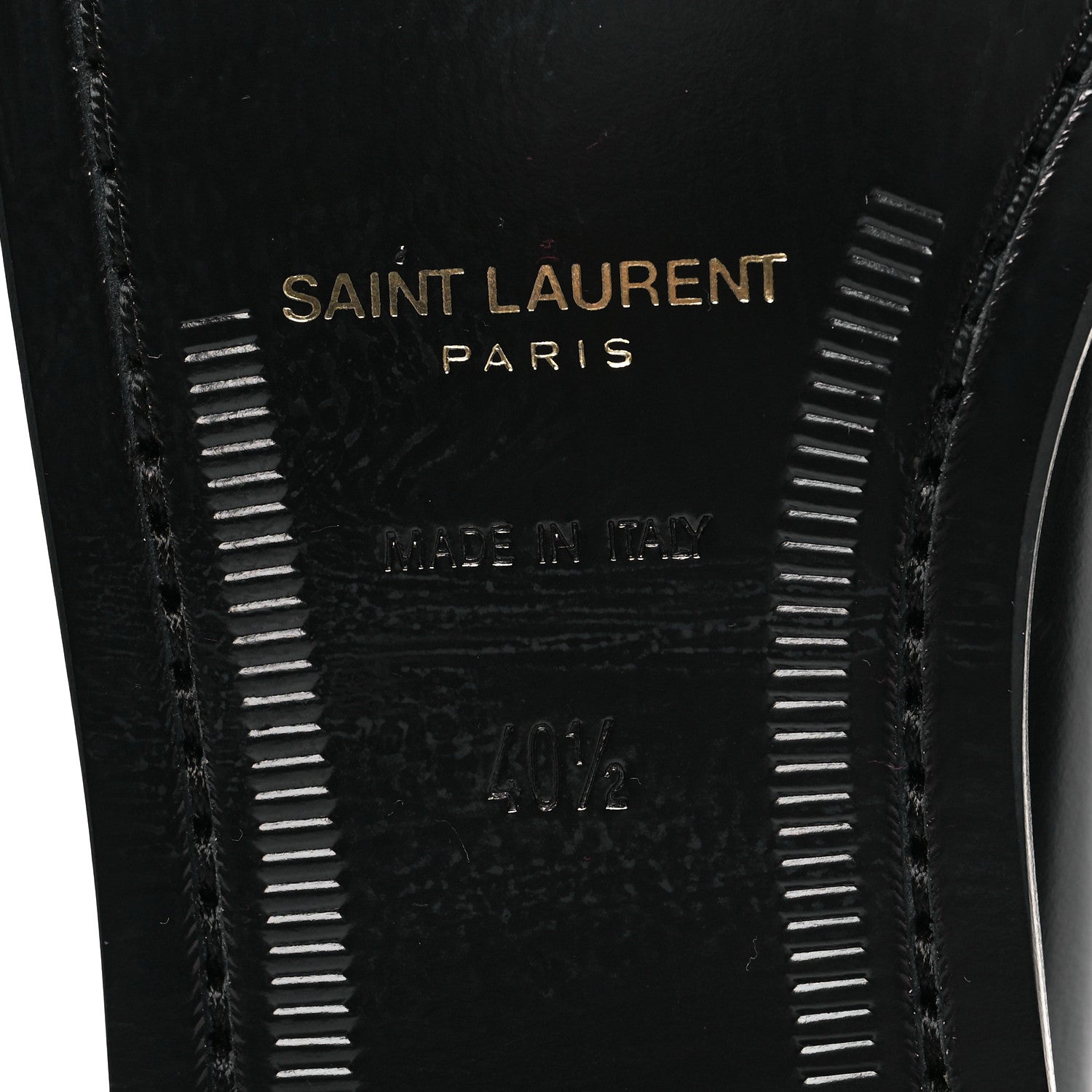 Saint Laurent Smooth Calfskin Penny Loafers 40.5 Black 7 of 9