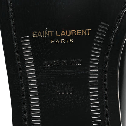 Saint Laurent Smooth Calfskin Penny Loafers 40.5 Black 7 of 9