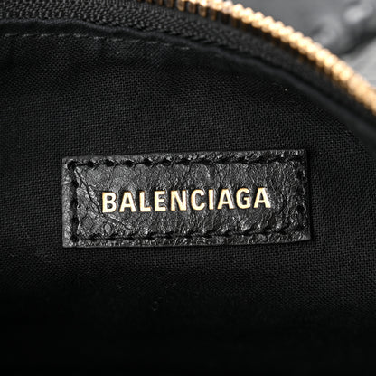 Balenciaga Agneau Arena Pin Embellished Le Cagole Shoulder Bag XS Black 6 of 10