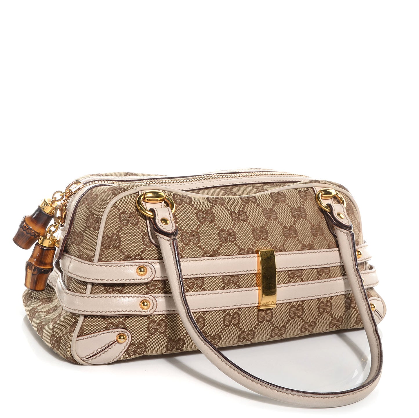 Monogram Wave Medium Boston Off White