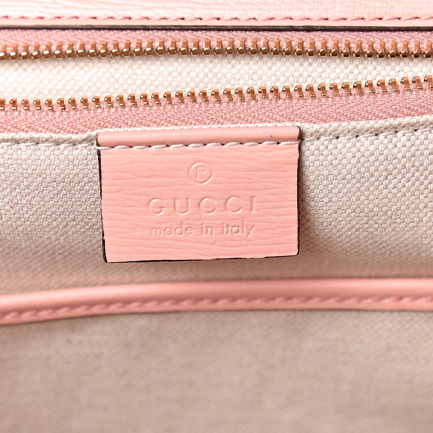 Gucci Shangai Calfskin Tian Print Small Classic Bamboo Top Handle Bag Pink Apricot Multicolor 6 of 9