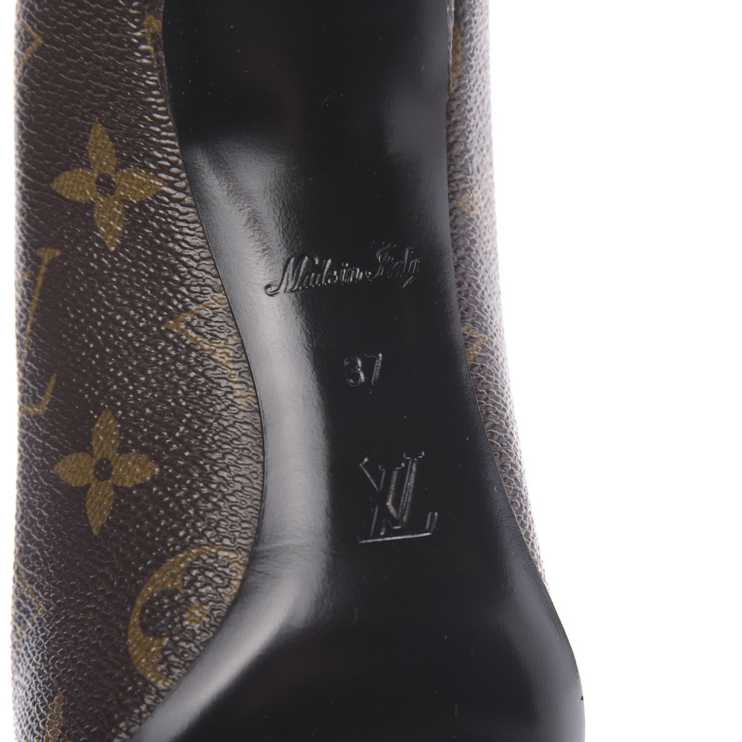 Louis Vuitton Reverse Monogram Cherie Pumps 37 8 of 8