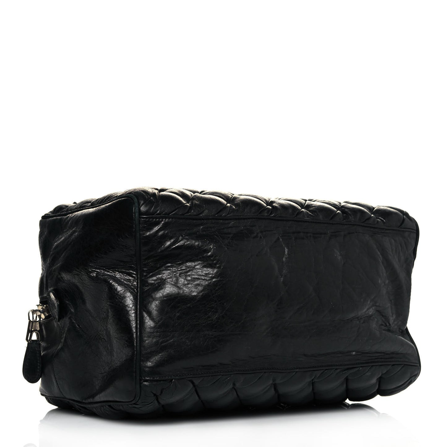 Chevre Quilted Matelasse MM Black