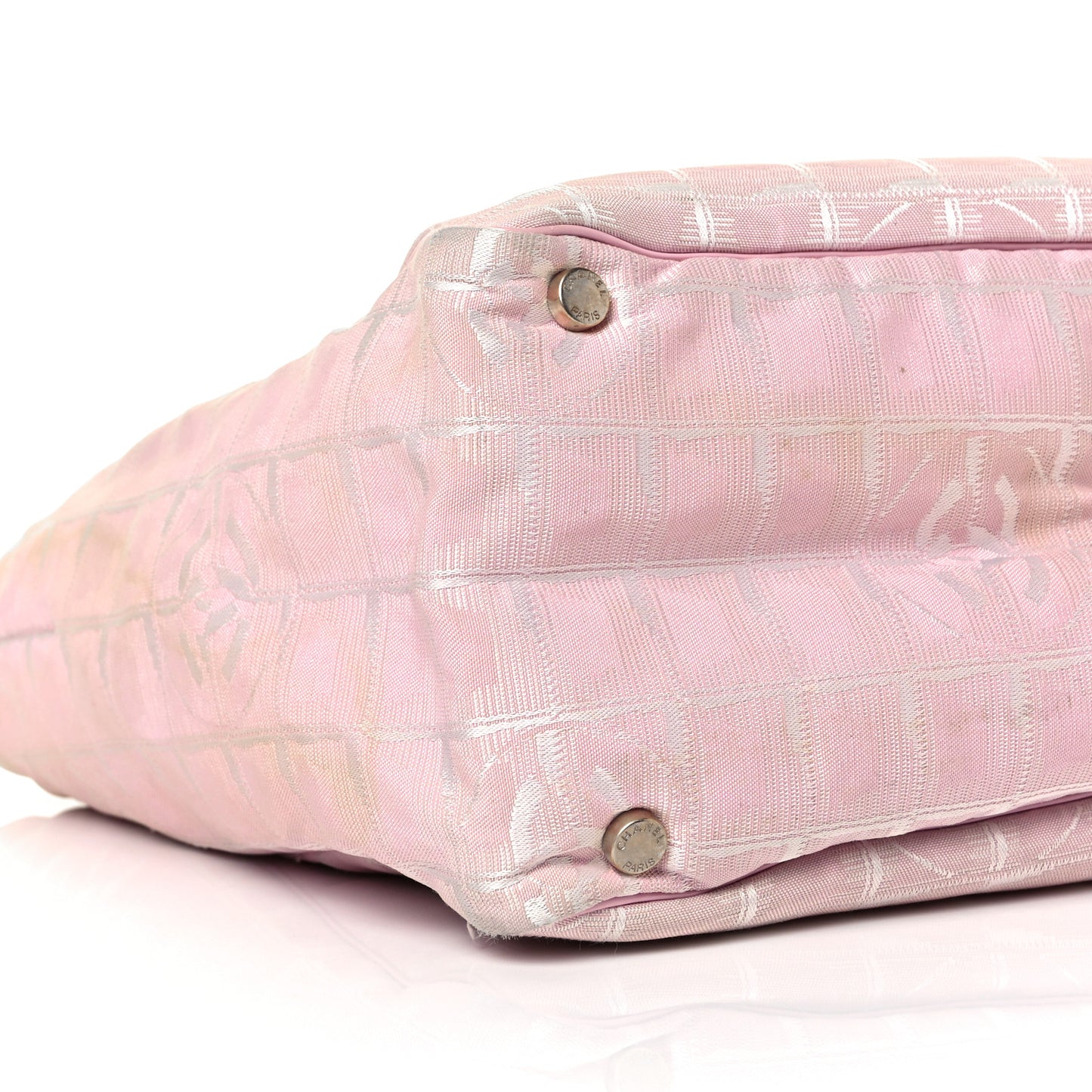 Nylon Medium Travel Tote Pink