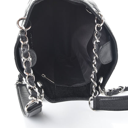 Chanel Caviar Quilted Petit Shopping Tote PST Black 5 of 8