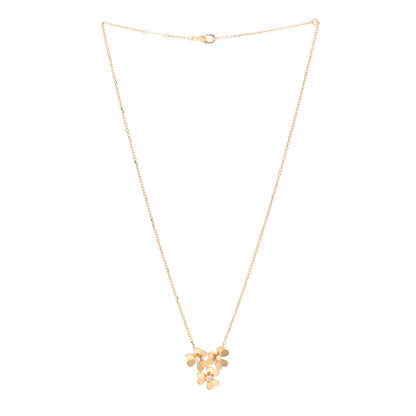 Van Cleef & Arpels 18K Yellow Gold Diamond Mini Frivole 3 Flowers Pendant Necklace 3 of 7