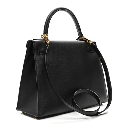 Hermes Epsom Kelly Sellier 28 Black 3 of 11