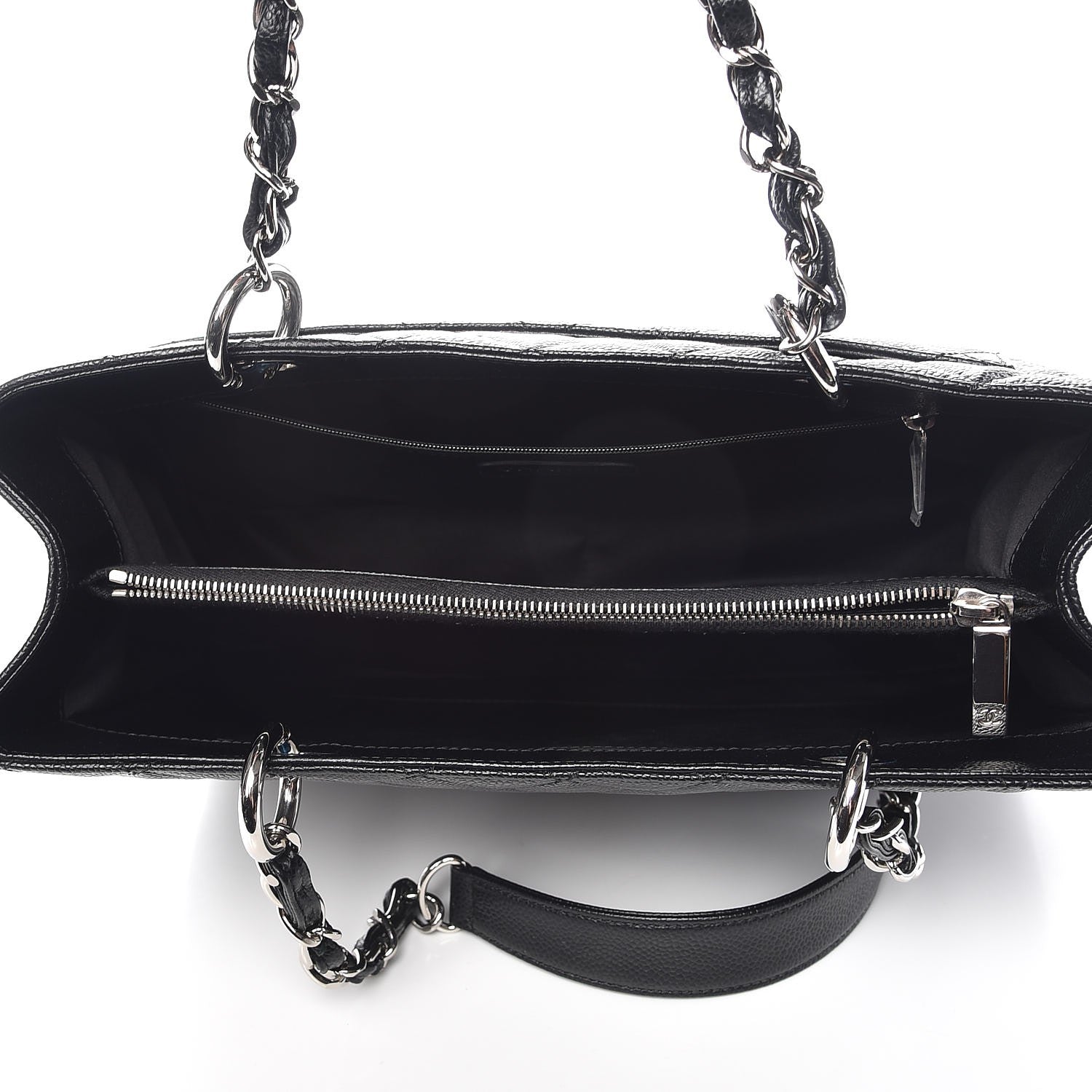 Chanel Caviar Quilted Grand Shopping Tote GST Black 5 of 11