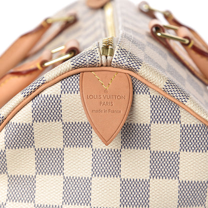 Louis Vuitton Damier Azur Speedy 30 6 of 10