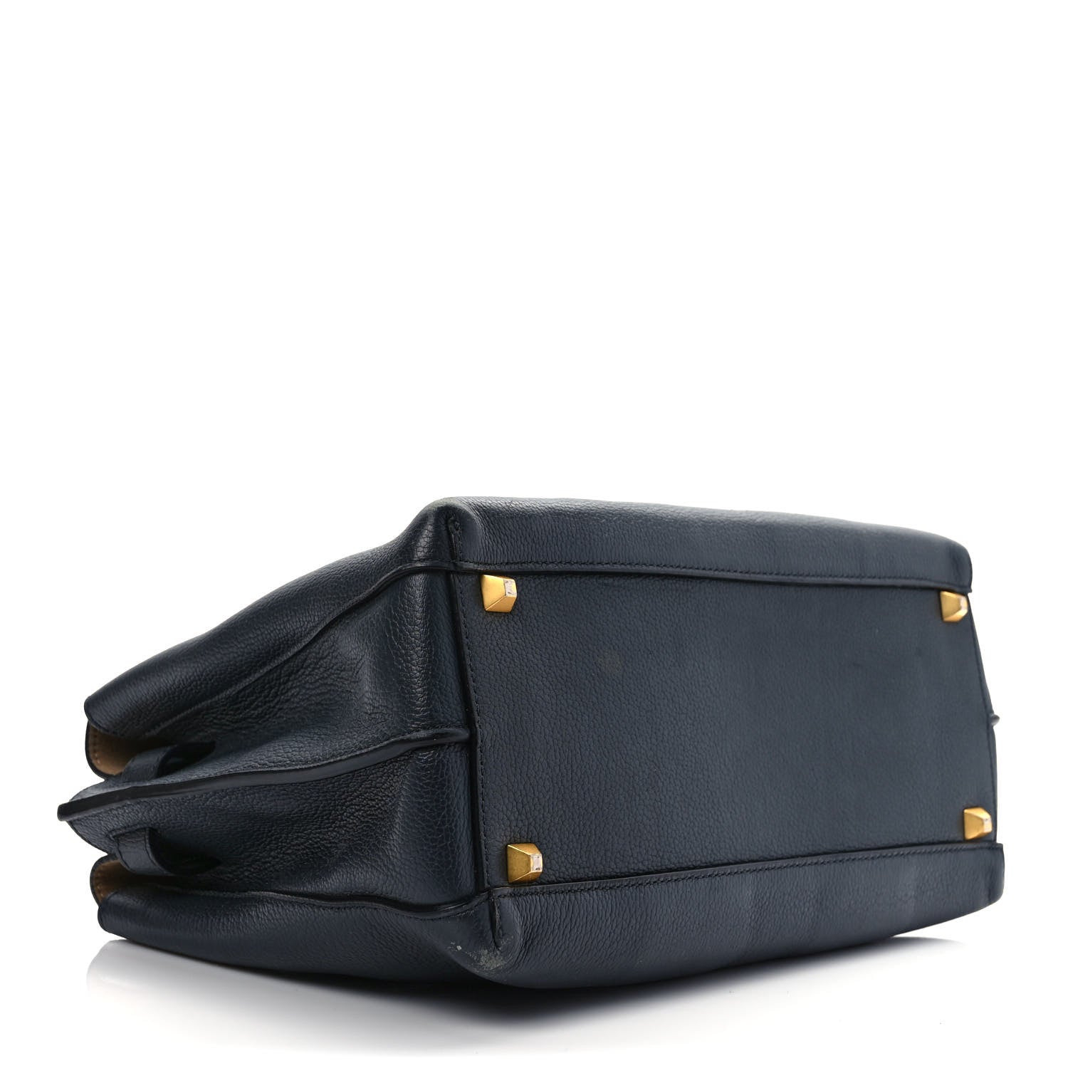 MCM Grained Calfskin Medium Milla Tote Black 4 of 12