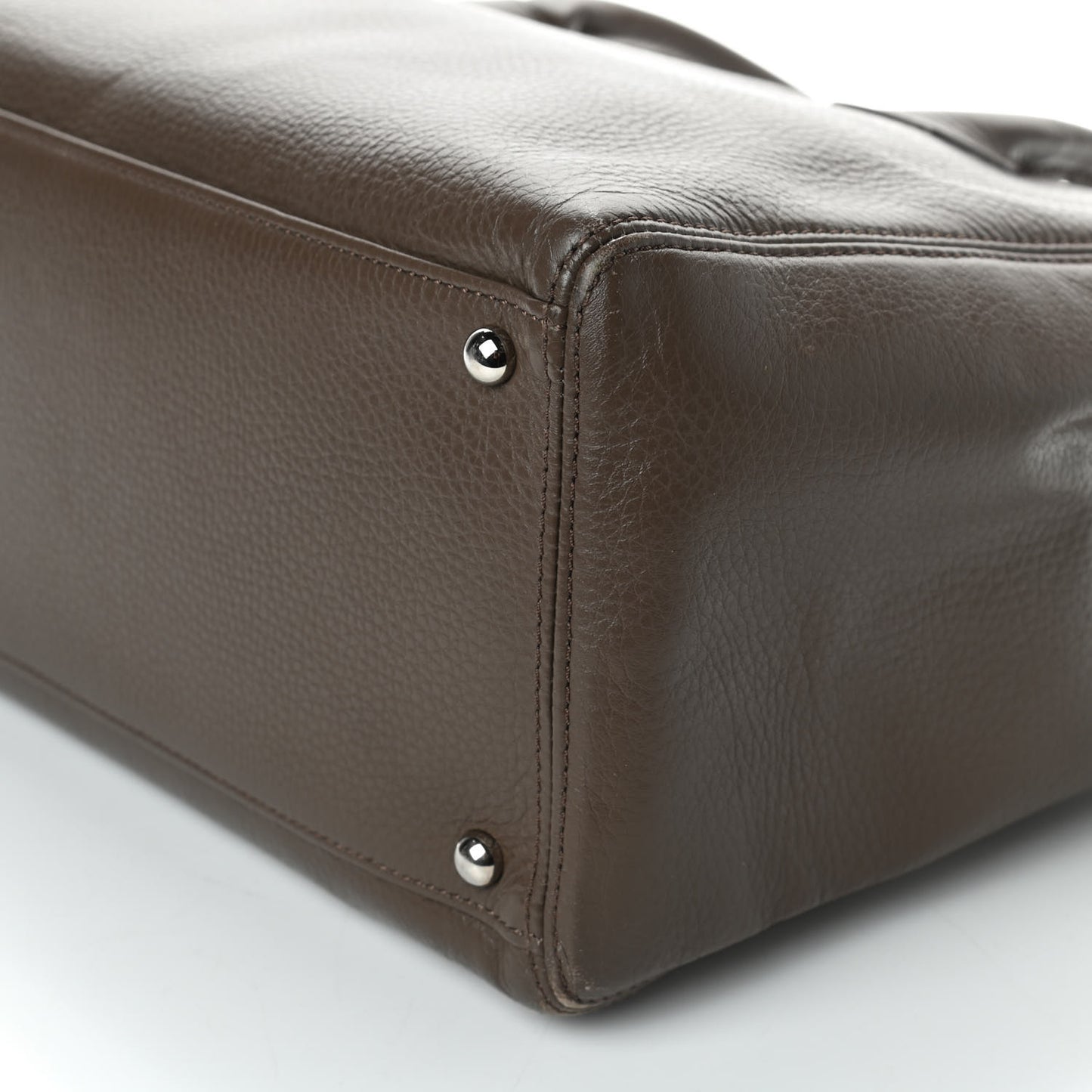 Deerskin Cerf Executive Shopper Tote Brown
